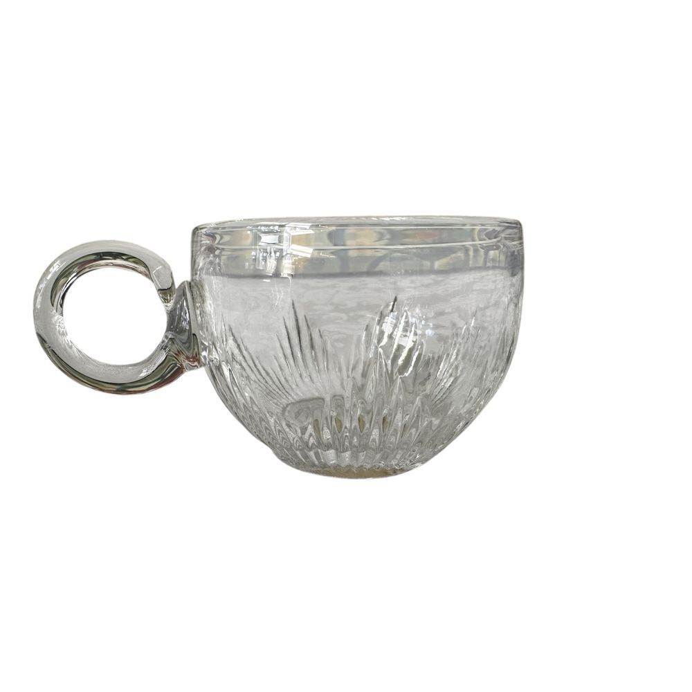 Berkshire Cumberland Glass Co. Vintage Crystal Punch Cup Sunburst Pattern Collec